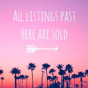 All Items Past here are SOLD